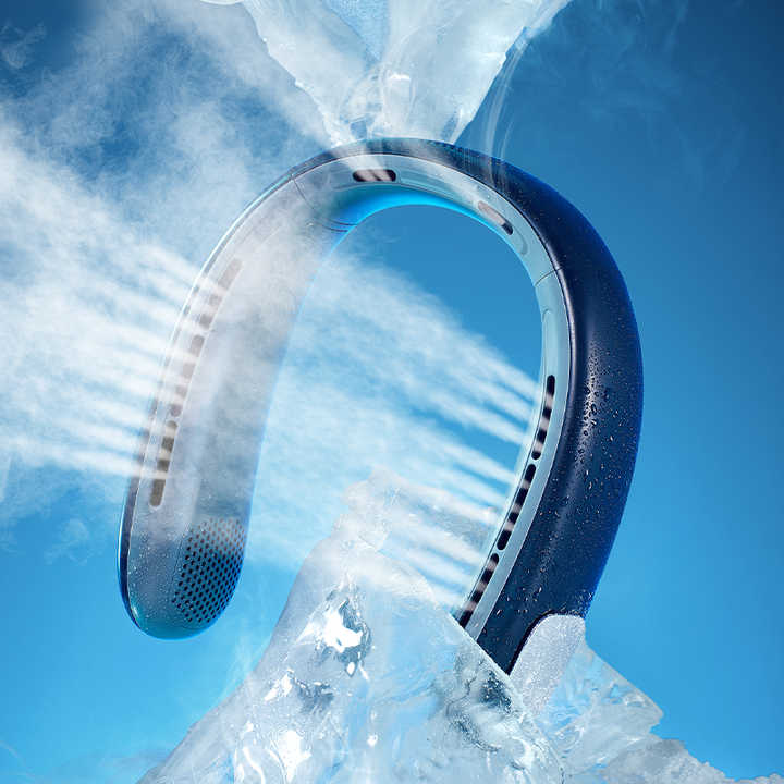 Le ventilateur de cou rechargeable