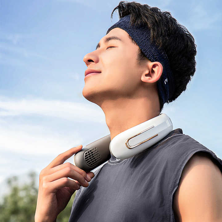 Le ventilateur de cou rechargeable