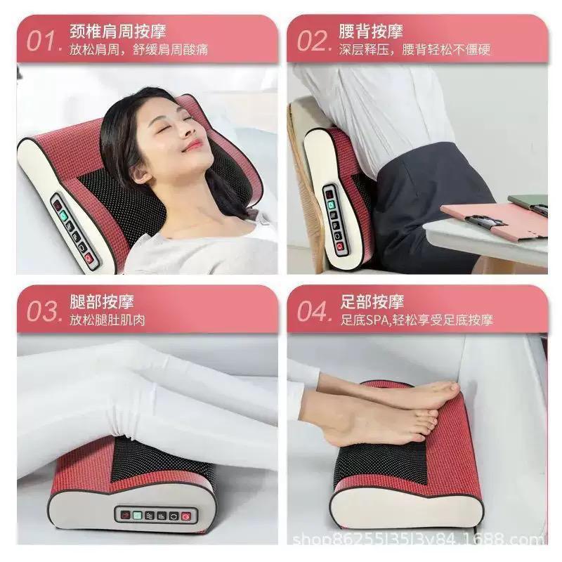 Oreiller de Massage pour Cou, Épaules et Corps Entier