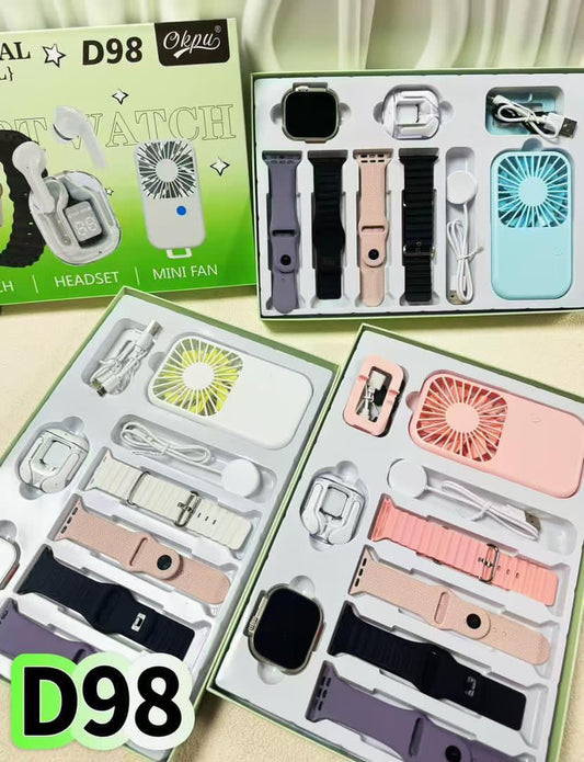 La montre connectée D98 avec son pack ultra complet