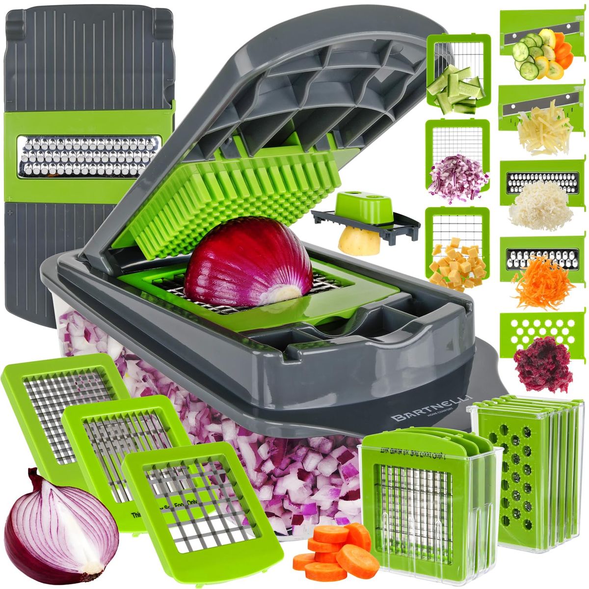 Découpeuse Légumes-Oignons Multifonctions 10 en 1