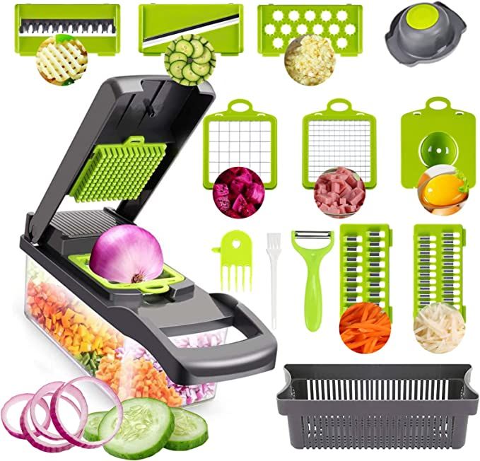 Découpeuse Légumes-Oignons Multifonctions 10 en 1