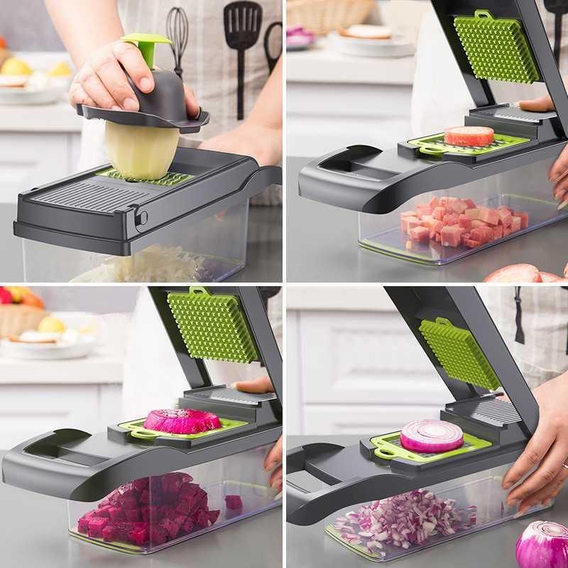 Découpeuse Légumes-Oignons Multifonctions 10 en 1